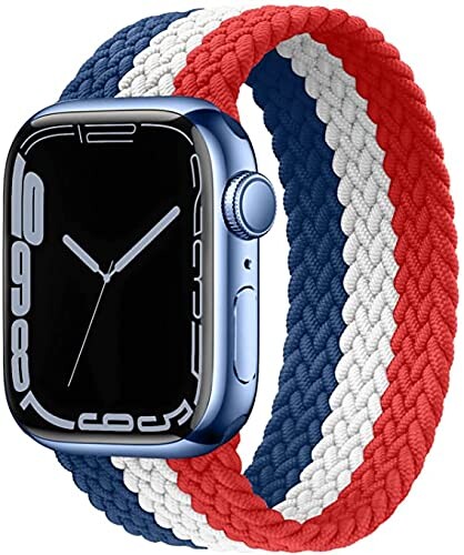 コンパチブル apple watch バンド ブレイデッドソロループ Ultra2/ultra/10/9/8/7/6/5/4/3/2/1/SEに対応 スポーツバンド