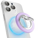 Senose スマホリング MagSafe対応 リング マグセーフリング 360度回転 角度調整可能 バンカーリング 携帯電話 リングホルダー スタンド機能 落下防止 簡単着脱 iPhone16/15/14/13/12用 多機種対応