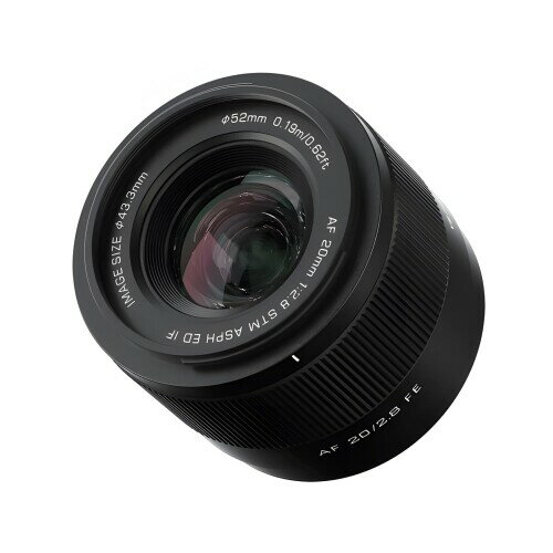 VILTROX AF 20mm F2.8 FE 超広角マイクロレンズ ソニーEマウント カメラレンズ 大口径 瞳AF対応 オートフォーカス フルフレーム ミラーレスカメラ Alpha a7 a7II a7III a7R a7RII a7RIII a7RIV a7S a7SII a9 a7c