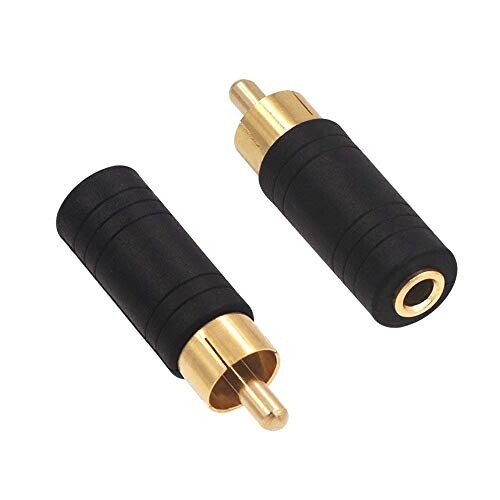 VCE 3.5mm᥹ to RCA Ѵץ 3.5mm2TS Υ åͥ 2ĥå