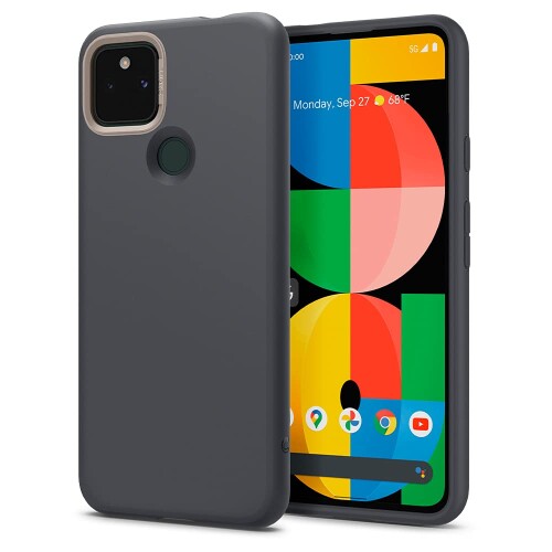 by Spigen Google Pixel 5a ケース Color Brick ソフトTPU PC ケース 耐衝撃性 衝撃吸収 落下防止 米軍MIL規格 滑り止め ほこりなし ホールド 指紋認証 質感 触り心地 サラサラ カメラ保護 厚...