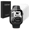 YOFITAR for apple watch 10フィルム 42mm アップルウォッチシリーズ10保護フィルム 固定用キット付き TPU日本製素材 自動修復 液晶保護 3D曲面デザイン 傷防止 液晶フィルム 高透過率 指紋防止 ア