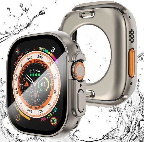 (ILYAML) for Apple Watch ケース Apple Watch Ultra 2/Apple Watch Ultra 49mm 用 ケース 360度全面防..