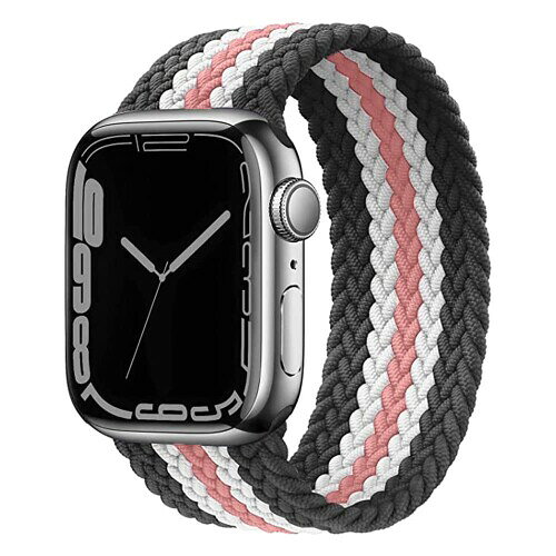 コンパチブル apple watch バンド ブレイデッドソロループ Ultra2/ultra/10/9/8/7/6/5/4/3/2/1/SEに対応 スポーツバンド