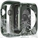 (Sunhel) コンパチブル Apple Watch アップルウォッチ ケース 2-in-1 防水ケース 対応 AppleWatch SE/SE2 Series 10/9/8/7/6/5/4 全面保護カバー 耐衝撃 軽量 脱着簡単(グリーン,41mm)