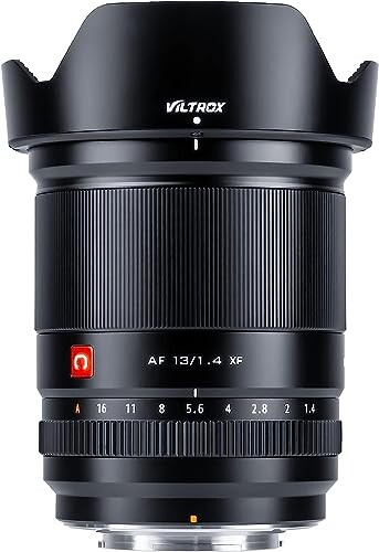 VILTROX AF 13mm F1.4 XF 広角単焦点レンズ Fujifilm Xマウント 用交換レンズ オートフォーカス 小型軽量 瞳AF 大口径焦点レンズ X-Pro1/Pro2/X-S10/X-T1/T2/T3/X-T10/T20/T30などのカメラに対応 建築/風景/星空