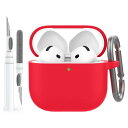 AhaStyle AirPods 4 ケース カバー (2024) ソフトシリコーン AirPods 第4世代 ケース クリーニングキット付き Apple Ai...