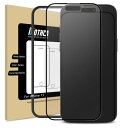 Mothca アンチグレア iPhone 16/iPhone 15対応 ガラスフィルム 保護フィルム 黒縁あり 全面保護 強化ガラス サラサラ タッチ感 ゲームフィルム ガイド枠付き 液晶 日本旭硝子製素材 指紋防止 反