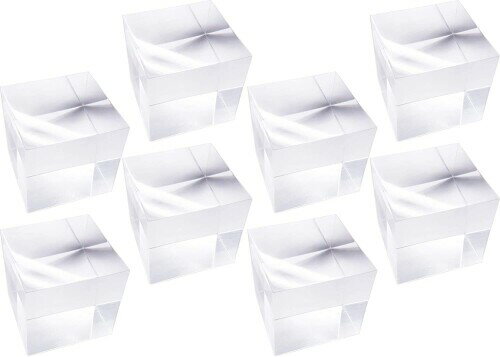 オーディオファン アクリルキューブ 5cm 立方 アクリルブロック クリア 8個