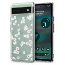 by Spigen Google Pixel 6a クリア 花柄ケース...(2)