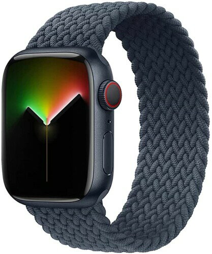 コンパチブル apple watch バンド ブレイデッドソロループ Ultra2/ultra/10/9/8/7/6/5/4/3/2/1/SEに対応 スポーツバンド