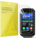 Lamshaw for Garmin Edge 1050 保護フィルム, (6枚組) 4H硬度 TPU 保護フィルム カバー 液晶フィルム 対応 ガーミン Edge 1050 スピードメーター (6枚)