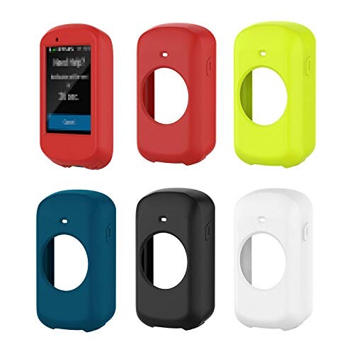 ナビ保護ケース・GARMIN用 Edge 830用 シリコンケース/カバー 耐衝撃 ガーミンエッジ ソフトケース/カバー サイクルコンピューター(Edge 830(レッド))