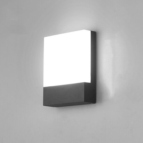 Etelux 屋外 ウォール ポーチライト LED 玄関ライト 防水 防雨型 IP65 ブラケット 外灯 壁掛け照明 勝手口 門柱灯 室外照明 防湿 バスルーム 台所 廊下 玄関 本棚 浴室 トイレ センサーなし 18