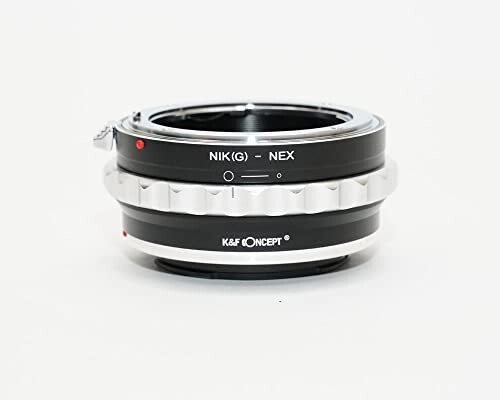 K&F ニコン対応 Fマウント Gレンズ-NEX Eマウント アダプター レンズクロス付 ng-nex (KFNEX)