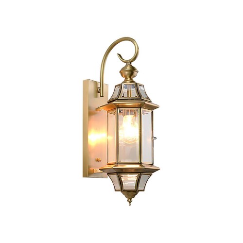 千飾 ブラケットライト 壁掛け照明 レトロ 銅製 玄関照明 ブラケットライト おしゃれ アンティーク風 ..