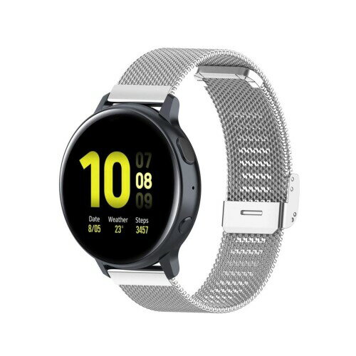 20MM腕時計 メッシュバンド Samsung Gear S2 Classic/Amazfit Bip/Huawei Watch 2ステンレススチール ..