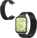 (NOUKAJU) For HUAWEI WATCH FIT 4 / 4 Pro/FIT 3 用 バンド 交換バンド ステンレス留め金製 無段階調節可能 通気 メッシュ 金屬ベルト 通気 軽量、快適、耐久性、防水性 防汗 男女兼用 工具不要 (ブ
