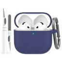 AhaStyle AirPods 4 ケース カバー (2024) ソフトシリコーン AirPods 第4世代 ケース クリーニングキット付き Apple Ai...