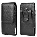 G & J Smartphone Pouch, Belt Pouch, Smartphone Case, Waist Pouch,Belt Pouch with RFID for peace of mind, Leather type with carabiner Applies to iPhone
