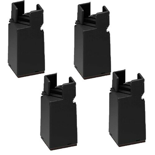 家具用高さ調整脚パッド 10cm高さアップ 耐荷重500kg 防滑フェルト底 床保護 掃除ロボット対応 ベッド ..