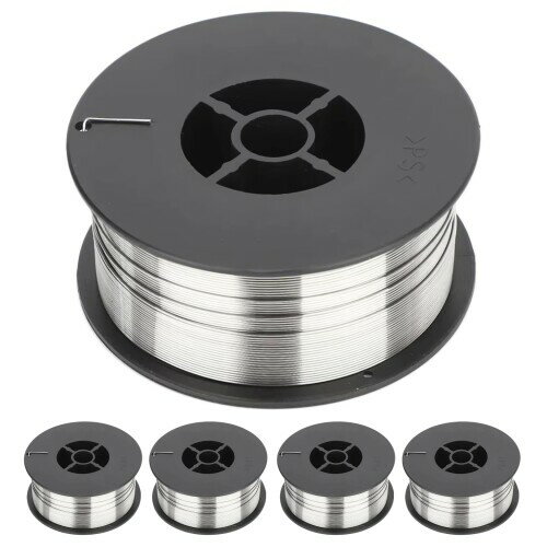 PLEAVIT 半自動溶接機 ワイヤー フラックスワイヤー 0.8mm 5kg ノンガス 溶接ワイヤー MIG溶接