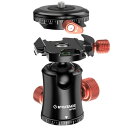 IFOOTAGE 自由雲台三脚ボール雲台 MP30デュアル360°パノロミック撮影三脚ボール雲台ボールヘッドマウント三脚一脚スライダーデジタル一眼レフカメラ用プロアルミボールヘッド10KGサポー
