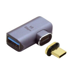 CY USB C磁気コネクタアダプター USB Type CオスからUSB 3.0 Type A メス 90度角度付き OTG データアダプター ノートパソコン用