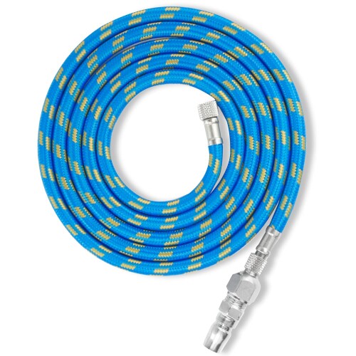 エアブラシホース 1.8m コンプレッサー 接続用 エアブラシ ホース 1/8 1/4 フィッティング ジョイント..