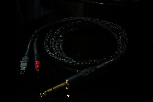 フラグシップモデル PlusSound(プラスサウンド) EchoPlus Series Custom Cable Sennheiser HD650, HD600, HD25-1:2 交換用アップグレード・ケーブル