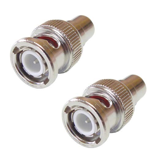 F-Factory ピン(RCA)ケーブルをBNCプラグに変換 変換プラグ 2個セット AD411-2P