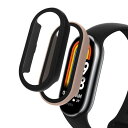 LanQii ケース 用の Xiaomi Smart Band 8/ 用の Xiaomi Mi Band 8 ケース カバー スマートウォッチ 保護ケース ガラスフィルム 高級素材 一体型カバー キズ防止 軽量 全面保護 二重構造 超薄型 装着簡(2)