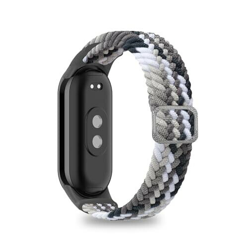 (Etsbaocy) Xiaomi Mi Band 8 / Xiaomi Smart Band 8 対応 バンド 換えバンド 換えバンド 替えベルト弾性ナイロン製 編組ストラップ 調節可能 交換用ストラップ Xiaomi Mi Band 8 / Xiaomi Smart Band 8 用ベルト-16