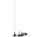 EASYTALK MC-100 モービルアンテナ 144/430MHz帯高利得2バンド 強力マグネット基台 同軸ケーブル 4m マウントアンテナ 車載用 無線ア...