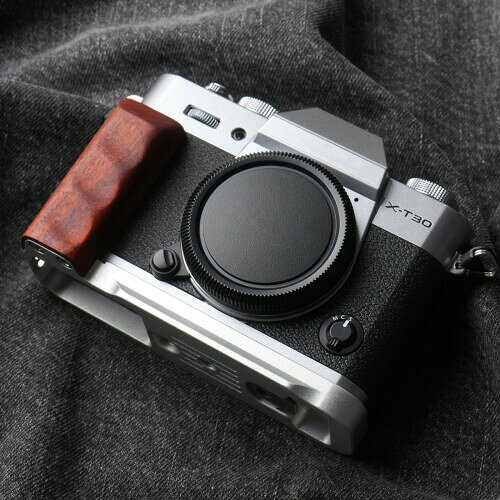 RYDSCAM 実木 カメラグリップ 、対応 FUJIFILM FUJI 富士 X-T30 III カメラ専用 L...
