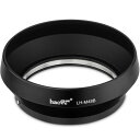 Haoge LH-M48B メタルレンズフードシェード オリンパス M.ZUIKO Digital 17mm F1.8 17 1.8レンズ用 LH-48Bブラック交換用