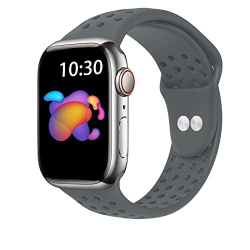 Ausojoy コンパチブル アップルウォッチ バンドApple Watch バンド 38mm 40mm 41mm 42mm 44mm 45mm 49mm for iWatch Ultra Series SE 8/7/6/5/4/3/2/1 に対応 スポーツバンド 交換ベルト シリコン製 柔らかい 耐衝撃