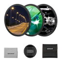NEEWER 55mm クロスフィルター 調整可能なクロススクリーンスター効果フィルター(4、6、8ポイント) 超薄型アルミ合金フレーム HDダークコーナーなし...