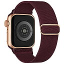 コンパチブル Apple watch バンド 49mm 45mm 44mm 42mm 交換用 ナイロン製弾性バンド アップルウォッチベルト スポーツバンド 長さ調整可能 柔らかい 通気 防汗 iWatch Series Ultra 8 7 6 5 4 3 2 1 SEに対応 ワインレッド 【対応機種】Apple Watch バンド。Apple Watch Series Ultra/8/7/6/SE/5/4/3/2/1、全機種対応できます。サイズ49mm/45mm/44mm/42mmとサイズ41mm/40mm/38mmは 4.3""-8.7""(10.92cm-22.08cm)の手首に適用し、バンドの長さは丁度良い感じに調整できます。購入する前に、お手首の周りを測定してください。 【軽量で通気性あり】Adepoyの交換用Apple watchバンドは、伸縮性のある高品質ナイロン素材で作られています。ナイロンは軽量で柔らかいで、重すぎる金属とは異なります。この種の素材は軽くて通気性があり、スポーツやアウトドアでも運動中にも乾いた状態を保ちます。滑らかなバンド表面は肌に快適な感触を与えて、肌にもやさしいです。 【無段階調整】伸縮性のある高品質ナイロン素材とステンレス金属ループを採用し、バンドを無段階でお手首に合わせて調整できます。(バンドの調整範囲:10.92cm-22.08cm)。調整操作は簡単です。 【鮮やかな色】色違いバンドを作れて、お客様に提供いたします。色によって何個かのバンドを入手し、服の色に似合うバンドをつけて、オシャレな毎日を楽しめます。 【素敵なプレゼント】男女を問わず、完璧なプレゼントです。ランニング、水泳、車、運動、パーティ、登山、ハイキング、キャンプ、旅行とアウトドアの要求にぴったりです。Apple Watchバンドは素敵なプレゼントになります。 商品コード59067960634商品名コンパチブル Apple watch バンド 49mm 45mm 44mm 42mm 交換用 ナイロン製弾性バンド アップルウォッチベルト スポーツバンド 長さ調整可能 柔らかい 通気 防汗 iWatch Series Ultra 8 7 6 5 4 3 2 1 SEに対応 ワインレッド型番PGRZK-TLD-A04サイズ49mm/45mm/44mm/42mmカラーワインレッド※他モールでも併売しているため、タイミングによって在庫切れの可能性がございます。その際は、別途ご連絡させていただきます。※他モールでも併売しているため、タイミングによって在庫切れの可能性がございます。その際は、別途ご連絡させていただきます。