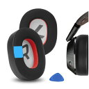 Geekria イヤーパッド Sport 互換性 パッド プラントロニクス Plantronic BackBeat PRO 2, BackBeat PRO 2 Special Edition, Voyager 8200 UC ヘッドホンに対応 パッド イヤー イヤーカップ 冷却ジェル (黒/赤)