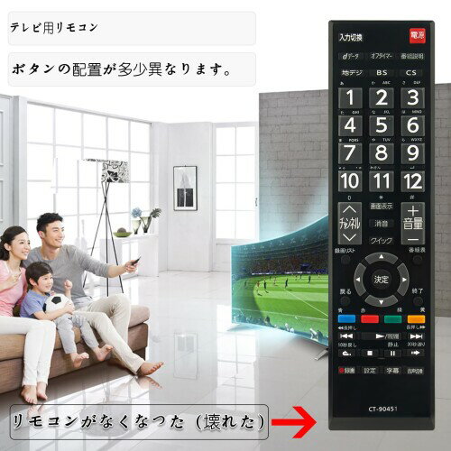 PerFascin ���ѥ�⥳�� CT-90451 replace for ��� toshiba �վ��ƥ�� 40S8 32S8 23S8