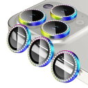 MOCOXYKLXY カメラ保護 対応 iPhone 16Pro/16Pro Max (3点セット)カメラフィルム ピカピカ アルミ合金9H強化ガラス 全面保護/キズ防止/耐衝撃/粘着性強い/貼り付け簡単/露出オーバー防止/超高透過