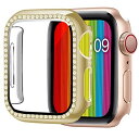 venk アップルウォッチカバー ケース apple watch用 Series 8 7 SE 6 5 4 3 2 Ultra ガラスフィルム 一体型 38mm 40mm 41mm 42mm 44mm 45mm 49mm シリーズに全面保護 (Series 7 / 8 (45 MM), ゴールド)(2)