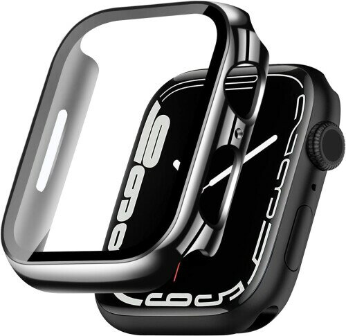 AMAPC for Apple Watch ケース Apple Watch Series 3/2/138mm 用 一体型 applewatch 用 カバー アップルウォッチ ケース Apple Watch 3/2/1 38mm対応 日本旭硝子材 二重構造 applewatch 用カバー アップルウォッチ ケ