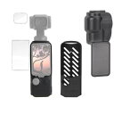 YAAAM シリコン ソフトカバー スリキズ防止用 携帯ケース 保護カバー各種 for DJI Osmo Pocket 3 (画面カバー+ボディ+フィルム, 画面カバー+ボディカバー +フィルム)