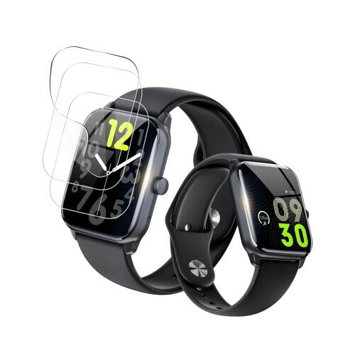 HONGWO(める) For Adare スマートウォッチ 1.96インチ超大画面 フィルム 高い透明度 反射低減 高感度 指紋防止 柔軟液晶保護フィルム 保護フィルム