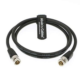 Alvin's Cables 4K video ビデオ カメラ 用の 12G HD SDI BNC to BNC 両方 オス 同軸 ケーブル 50CM