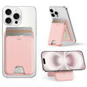 (ESR) MagSafeカードケース 5枚カードホルダー マグネット式ウォレット iPhone 16/15/14/13/12シリーズ専用 超薄型 iPhone...