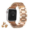 (HANDODO) for Apple Watch バンド 38mm 40mm 41mm ステンレス 交換用 メタル 交換ベルト アップルウォッチ シリー9/8...