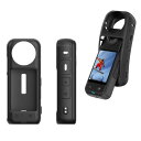 XBERSTAR ケース カバー Insta360 X4用シリコンカバー 保護ケース Insta360 X4用シリコンケース 保護カバー アクションカメラアクセサリー (ブラック)